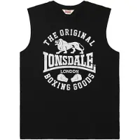 Lonsdale Camisa 'Boldron' preto / branco