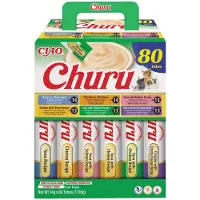 Inaba Comida Húmida Para Gatos Churu Frango E Atum 14 G 80 Unidades