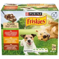 Purina Friskies Em Molho 24x85g Comida Húmida Para Cão
