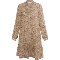 Usha Vestido creme / mistura de cores