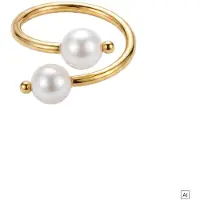 Purelei Anel 'Pearl Muse' ouro