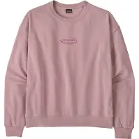 Patagonia Sweat-shirt W'S '95 OVAL LOGO DAILY CREW mulheres - Rosa - EU XL