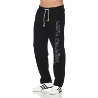 Lonsdale Calças 'Stonefield' preto / branco