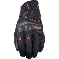 Five Fluxo de ar TFX1 Luvas Preto/Vermelho L