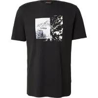 BOSS Camisa 'Te_Motors' preto / branco