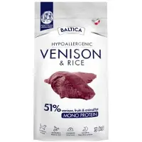 BALTICA Alimento Para Cães Nutracêutico Hipoalergênico Para Raças Médias De Veado Com Arroz 3 Kg