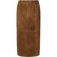 Pepe Jeans para mulher. PL9011888 Saia Rina castanha (M), Marrom, Casual, Pele