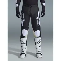 Alpinestars Racer Air Riway Calças de cross Preto/Branco 30 homens