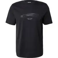 BOSS Camisa 'C-Taut' cinzento escuro / preto