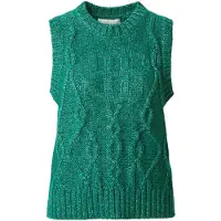 MUNTHE Pullover 'NOEY' verde mosqueado