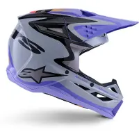 Alpinestars S-M3 Jettson Capacete Cinzento/Lilás S