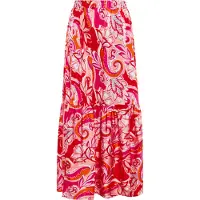 IZIA Saia pêssego / rosa / vermelho / branco