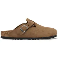 Birkenstock Tamancos Boston Suede Leather