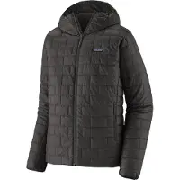 Patagonia - Casacos acolchoados ski - M's Nano Puff Hoody Black para Homem - Tamanho XL - Preto