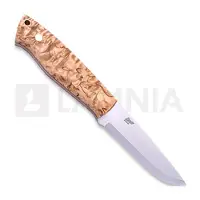 Brisa Faca Trapper 95, Elmax Scandi, curly birch, left