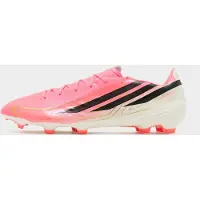 Adidas Chuteira 'F50 Hyperfast League' creme / rosa escuro / preto