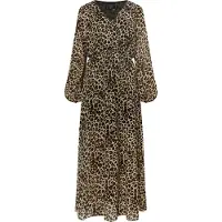 Faina Vestido bege / castanho