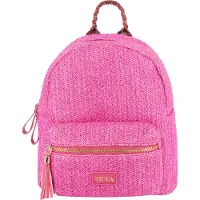 IZIA Mochila ouro / fúcsia