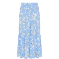 Kaffe Saia 'Maxi ' azul claro / branco