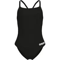 Arena Moda de banho desportiva preto / branco