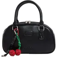 Pepe Jeans para mulher. PL0300198 Bolsa Bawly Cherry preta (OSFA), Preto, Casual, Poliuretano