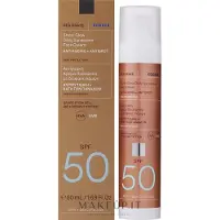 Korres Red Grape Sheer Glow creme bronzeadora iluminadora SPF 50 50 ml