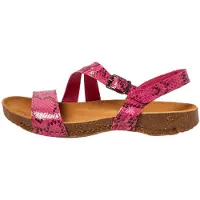 Art para mulher. 11045S1O8003_043 Sandálias em pele 1045S I Breathe rosa (36), Couro, Plano, Fivela, Casual