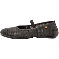 El naturalista para mulher. 25820R101005_001 Sapatos de couro N5820R Essence preto (36), Plano, Nenhum, Casual, Clássico