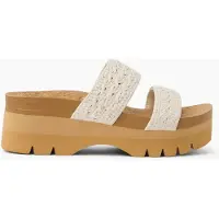 Reef para mulher. CJ8611 Sandálias Cushion Vista Higher branco (37.5), 5 a 8cm, Nenhum, Casual