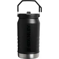 Stanley The IceFlow Jug Flip Straw 2.0 64oz, Black 10-13085-0233 garrafa térmica com palhinha, 1.9L