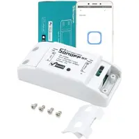 Sonoff Interruptor Inteligente Wifi + Rf 433 Rf R2 Controladores Inteligentes