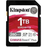 Kingston Cartão De Memória Canvas React Plus Sdxc Uhs-ii Clase 10 1tb
