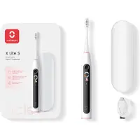 Oclean Set X Lite Grey - Escova sônica cinza-rosa