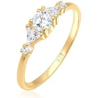 Elli PREMIUM Anel ouro / transparente