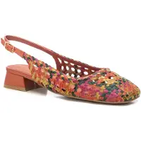Carmela para mulher. 16218502-NARANJA Sapatos 162185 laranja (38), Couro, 1 a 3cm, Fivela, Casual