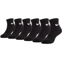 Nike Meias Curtas Rn0018 Quarter 6 Pares