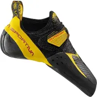 La Sportiva - Sapatilhas escalada - Solution Comp Black/Yellow para Homem - Tamanho 39.5 - Preto
