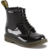 Dr. Martens Botas baixas PATENT TODDLER criancas - Preto - 24