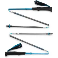 Black Diamond - Bastões trail / corrida - Distance Carbon Z Desert Sky para Unissexo - Tamanho 130 cm - Azul