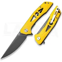 Bestech Navalha Eye of Ra - Gray PVD - G10, amarelo
