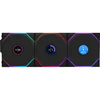 Lian Li Ventilador Unifan Tl-lcd Wireless Reverse 120 Mm 3 Unidades