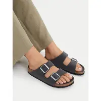 Birkenstock Sapato aberto 'Arizona Triples' preto