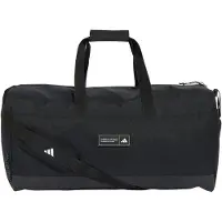 Adidas Malas de desporto '3 STRIPES WEEKENDER DUFFEL BAG' preto / branco