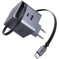 UGREEN Carregador De Parede Usb-a E Usb-c 65w Gan