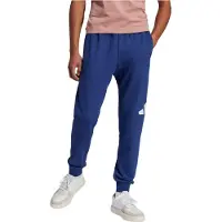 Adidas Calças de desporto 'ESSENTIALS BIG LOGO FRENCH TERRY' azul ultramarinho / branco