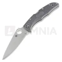 Spyderco Navalha Endura 4, FRN, Flat Ground, cinza