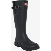Hunter para mulher. FRU0003251 Botas altas Downpour ajustáveis preto (39/40), Plano, Nenhum, Casual