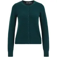 We fashion Casaco de malha verde