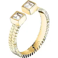 Morellato Anello Aperto Placcato Oro Con Cristalli Gioia Savy4001 Circuito 54 Mm — Anello