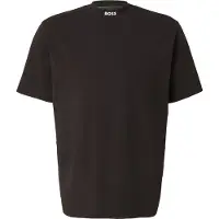BOSS Camisa 'Collar' chocolate / branco